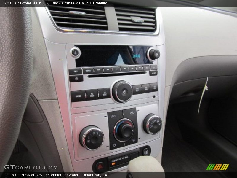 Black Granite Metallic / Titanium 2011 Chevrolet Malibu LS