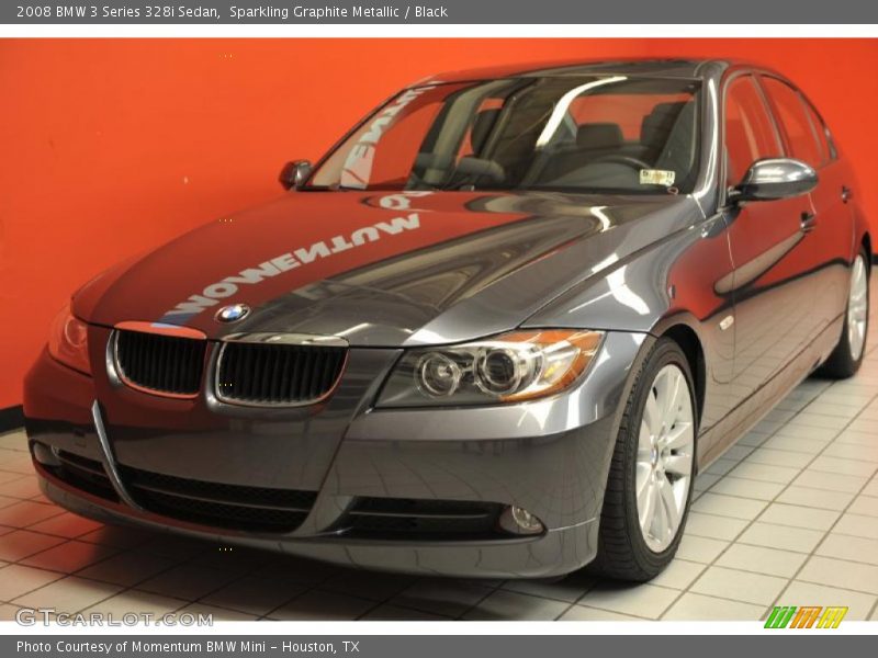 Sparkling Graphite Metallic / Black 2008 BMW 3 Series 328i Sedan