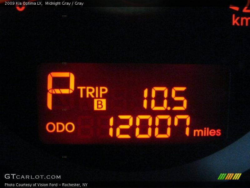Midnight Gray / Gray 2009 Kia Optima LX