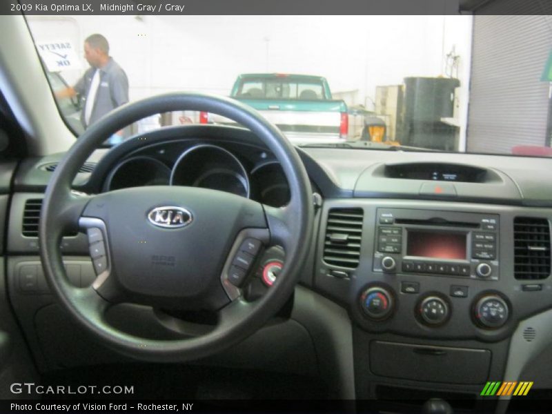 Midnight Gray / Gray 2009 Kia Optima LX