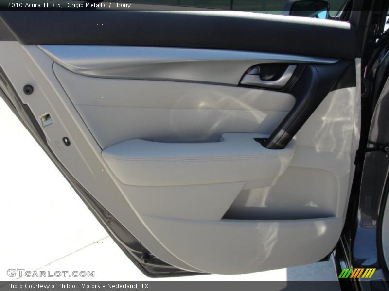 Grigio Metallic / Ebony 2010 Acura TL 3.5