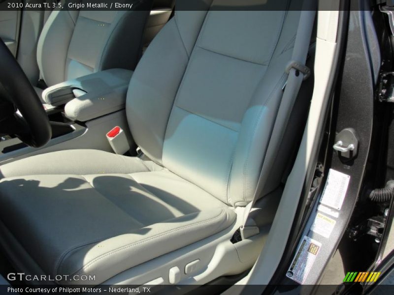 Grigio Metallic / Ebony 2010 Acura TL 3.5