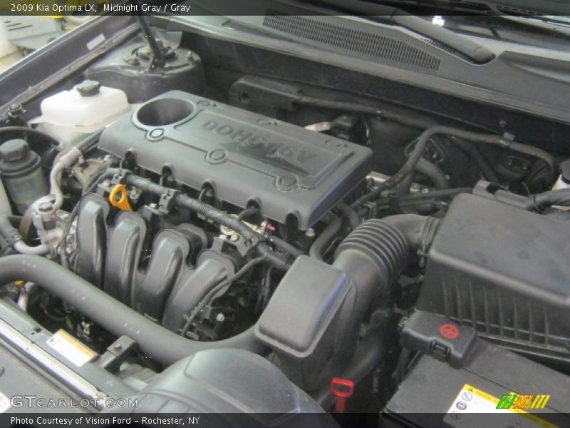 Midnight Gray / Gray 2009 Kia Optima LX