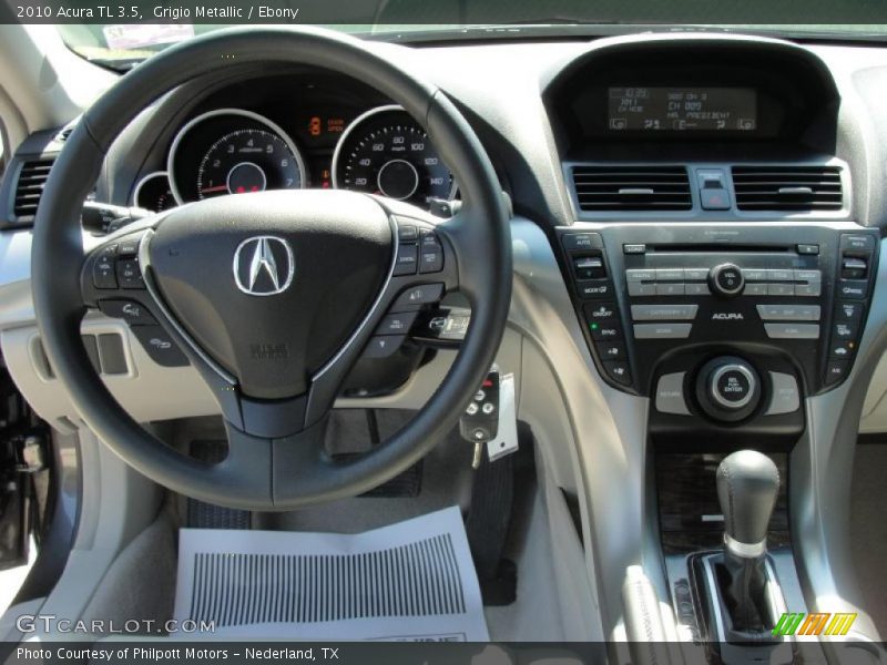 Grigio Metallic / Ebony 2010 Acura TL 3.5