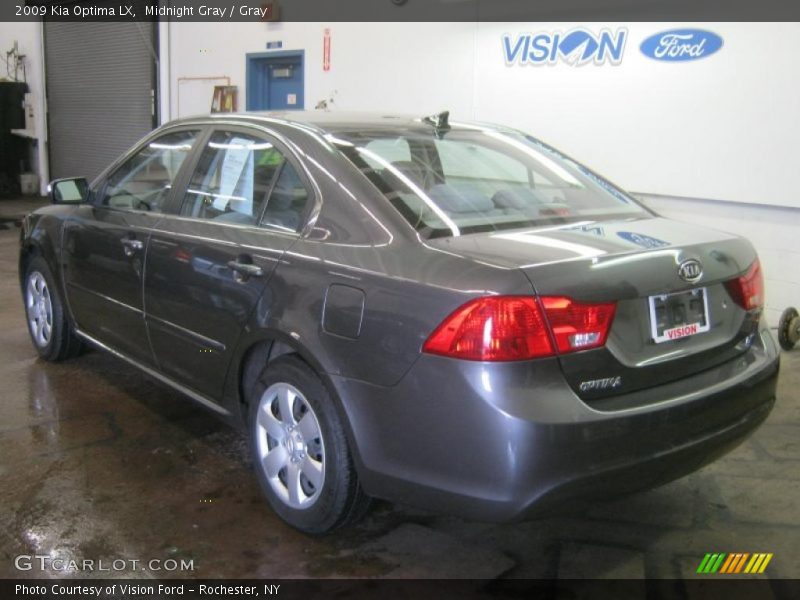 Midnight Gray / Gray 2009 Kia Optima LX