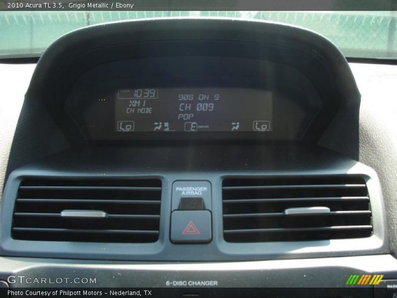 Grigio Metallic / Ebony 2010 Acura TL 3.5