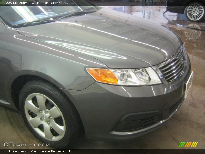 Midnight Gray / Gray 2009 Kia Optima LX