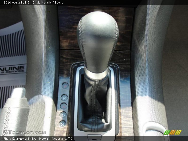 Grigio Metallic / Ebony 2010 Acura TL 3.5