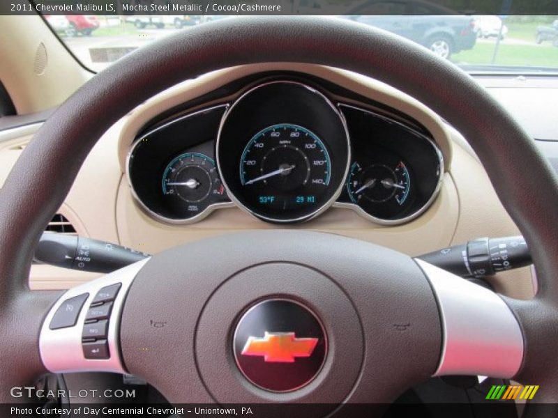 Mocha Steel Metallic / Cocoa/Cashmere 2011 Chevrolet Malibu LS