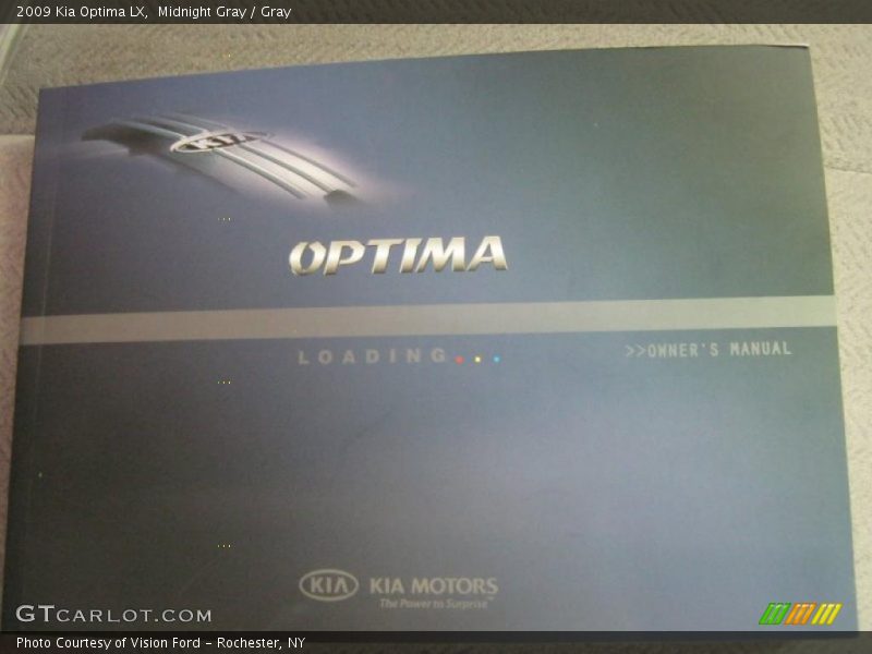 Midnight Gray / Gray 2009 Kia Optima LX