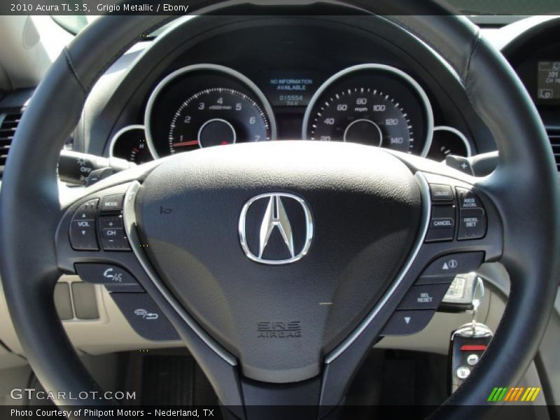 Grigio Metallic / Ebony 2010 Acura TL 3.5