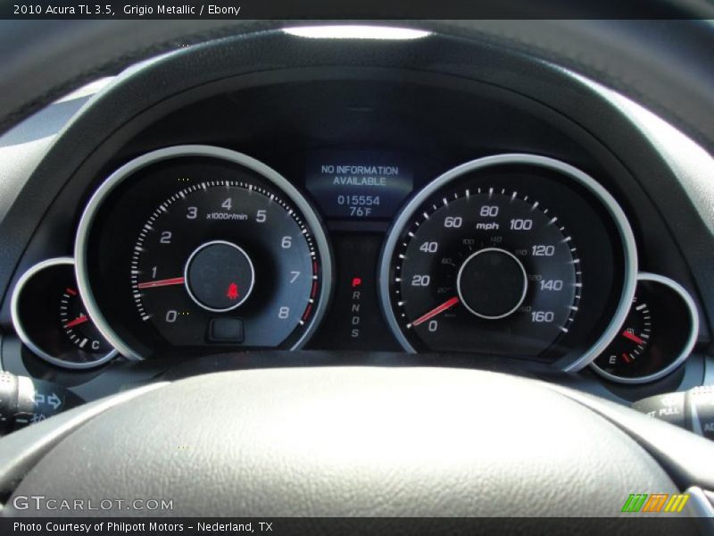 Grigio Metallic / Ebony 2010 Acura TL 3.5