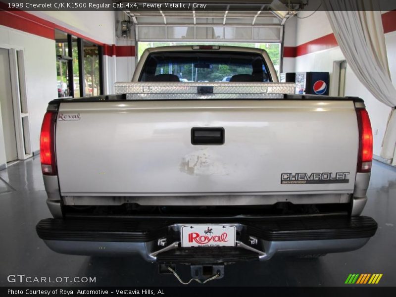 Pewter Metallic / Gray 1998 Chevrolet C/K K1500 Regular Cab 4x4