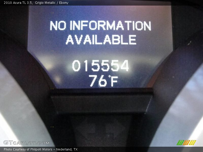 Grigio Metallic / Ebony 2010 Acura TL 3.5