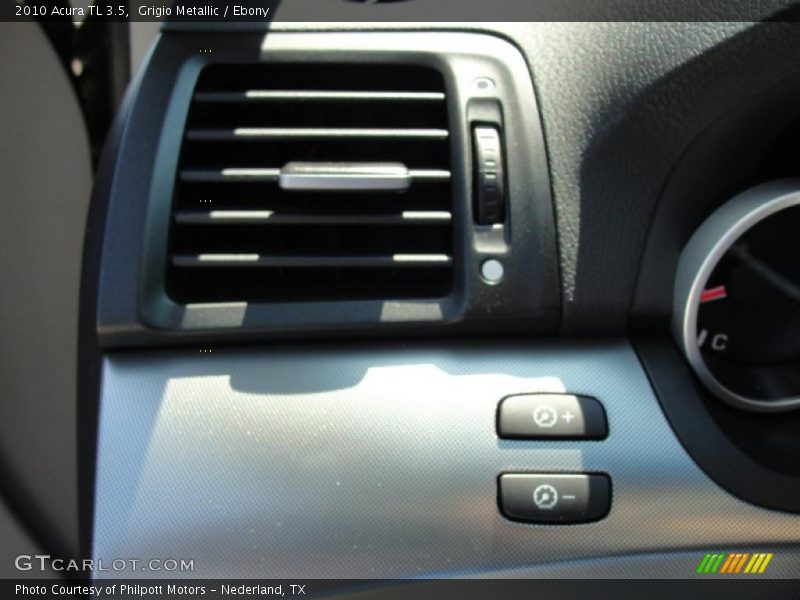 Grigio Metallic / Ebony 2010 Acura TL 3.5