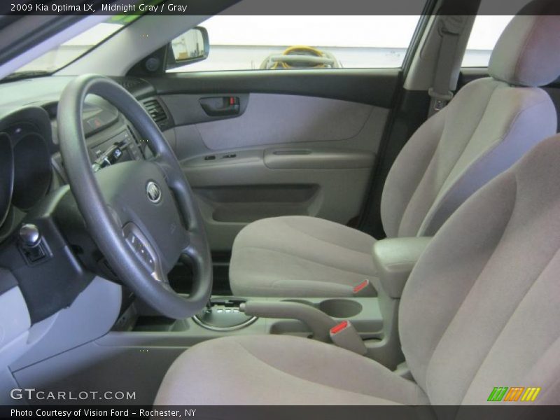 Midnight Gray / Gray 2009 Kia Optima LX