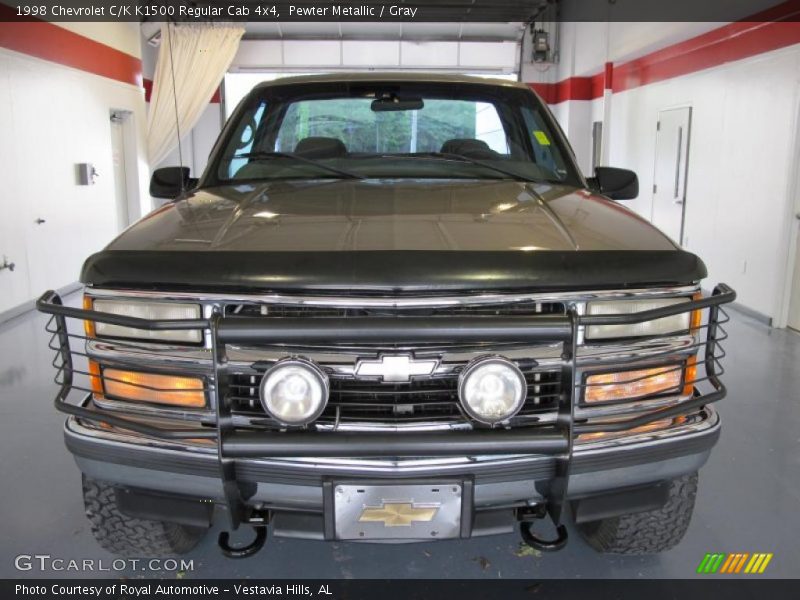 Pewter Metallic / Gray 1998 Chevrolet C/K K1500 Regular Cab 4x4