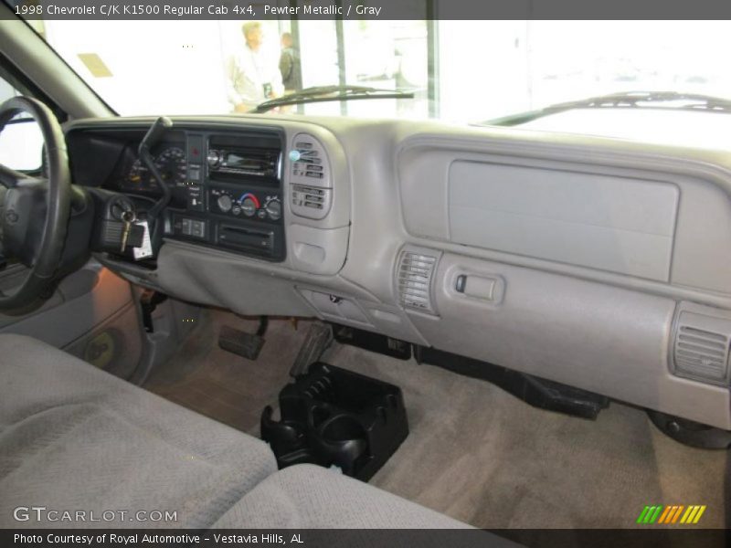 Pewter Metallic / Gray 1998 Chevrolet C/K K1500 Regular Cab 4x4
