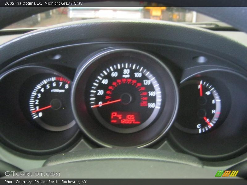 Midnight Gray / Gray 2009 Kia Optima LX