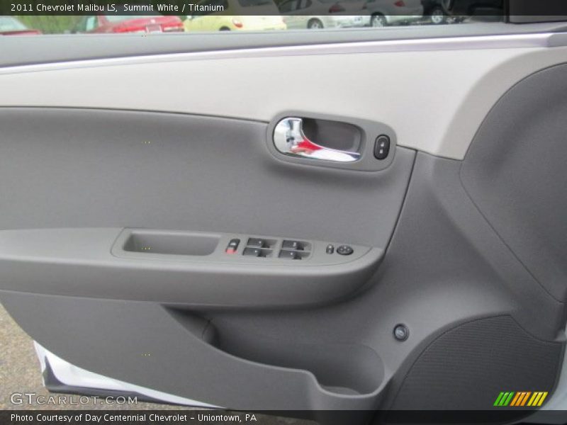 Summit White / Titanium 2011 Chevrolet Malibu LS