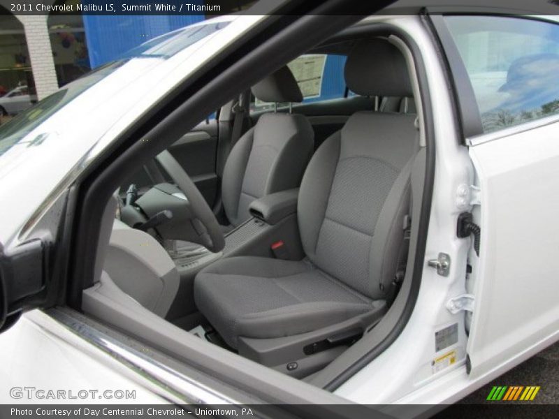 Summit White / Titanium 2011 Chevrolet Malibu LS