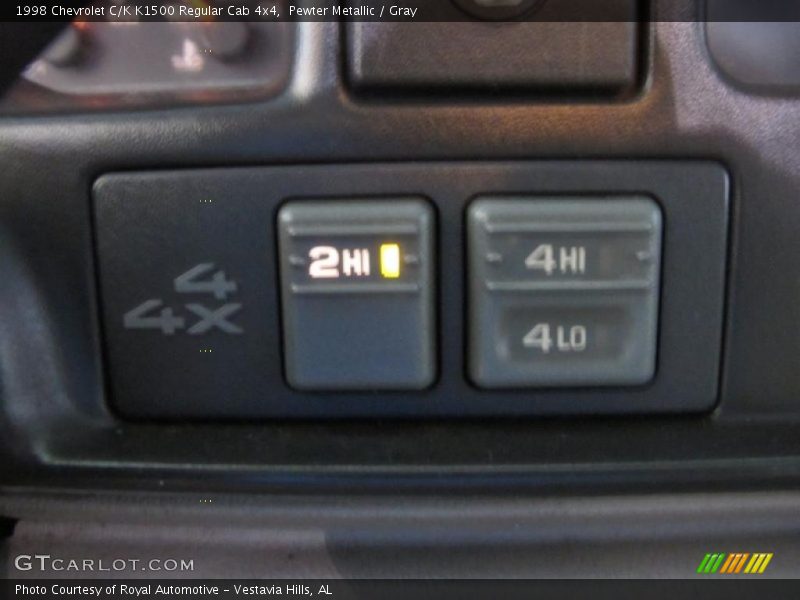 Pewter Metallic / Gray 1998 Chevrolet C/K K1500 Regular Cab 4x4