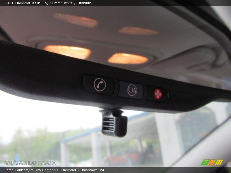 Summit White / Titanium 2011 Chevrolet Malibu LS
