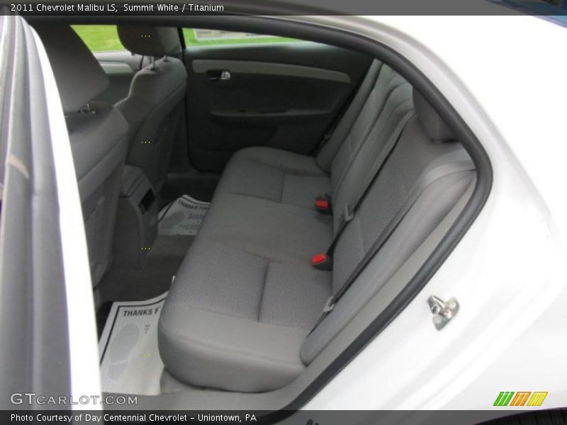 Summit White / Titanium 2011 Chevrolet Malibu LS