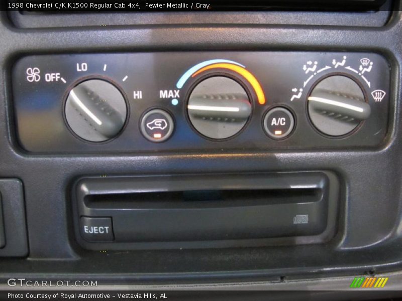 Pewter Metallic / Gray 1998 Chevrolet C/K K1500 Regular Cab 4x4