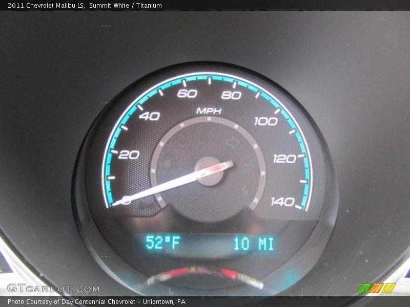 Summit White / Titanium 2011 Chevrolet Malibu LS