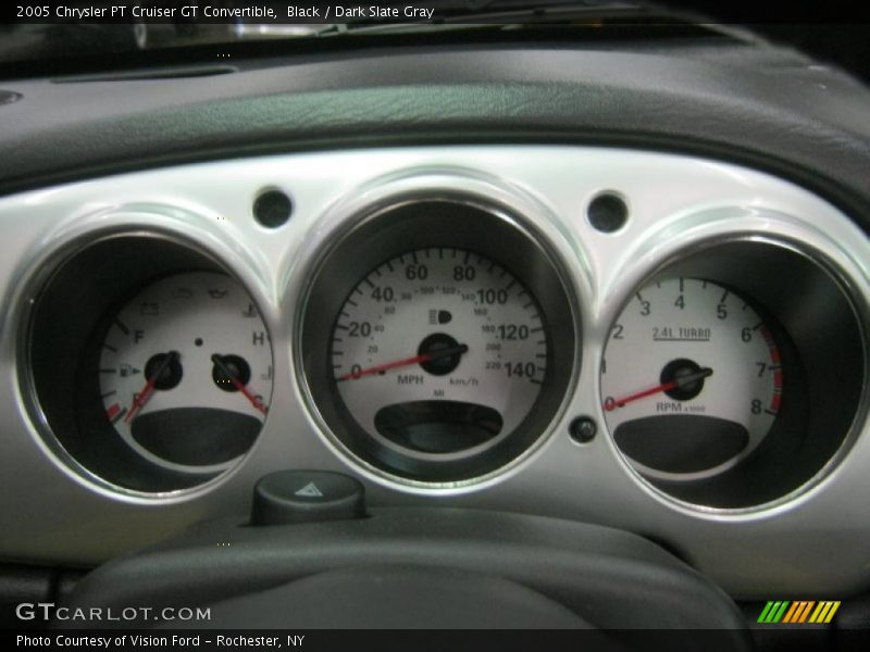 Black / Dark Slate Gray 2005 Chrysler PT Cruiser GT Convertible