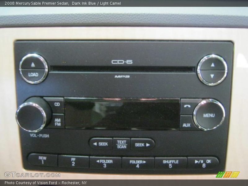 Dark Ink Blue / Light Camel 2008 Mercury Sable Premier Sedan