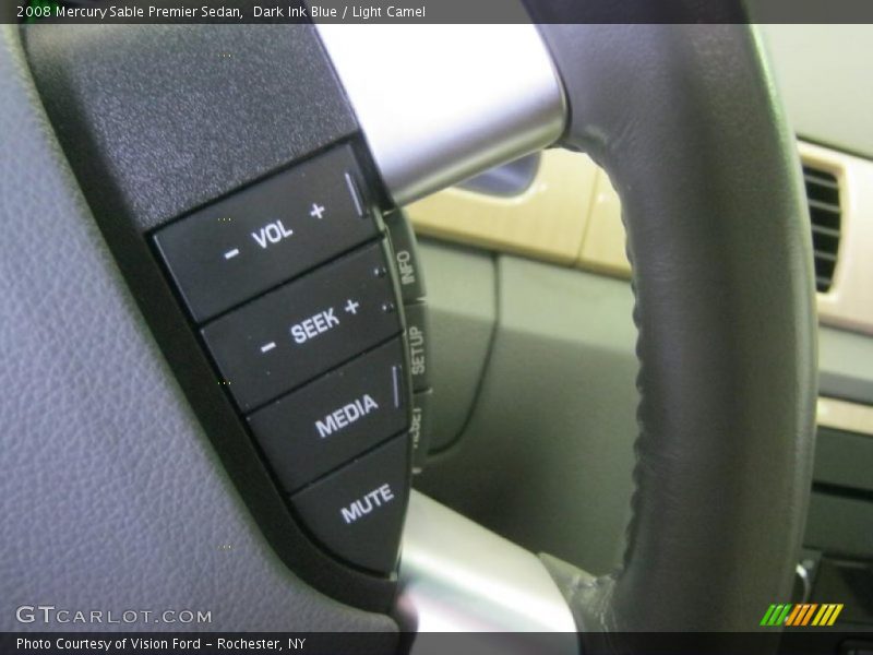 Dark Ink Blue / Light Camel 2008 Mercury Sable Premier Sedan