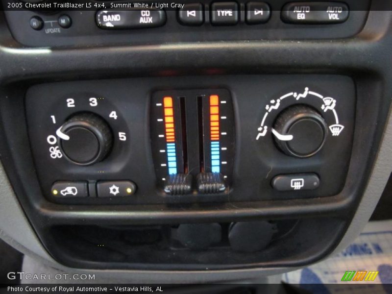 Summit White / Light Gray 2005 Chevrolet TrailBlazer LS 4x4