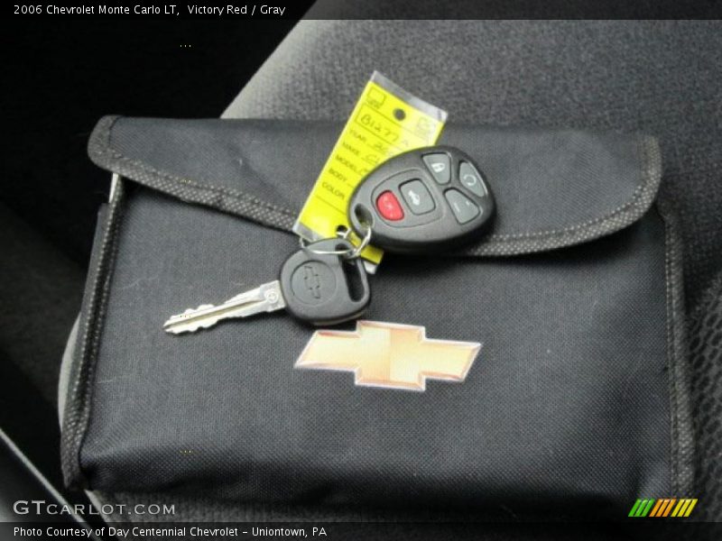 Victory Red / Gray 2006 Chevrolet Monte Carlo LT