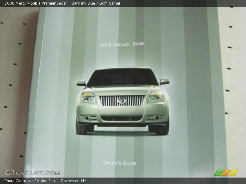 Dark Ink Blue / Light Camel 2008 Mercury Sable Premier Sedan