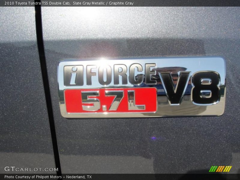 Slate Gray Metallic / Graphite Gray 2010 Toyota Tundra TSS Double Cab