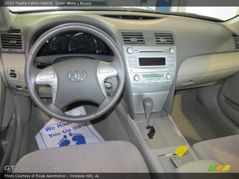 Dashboard of 2010 Camry Hybrid