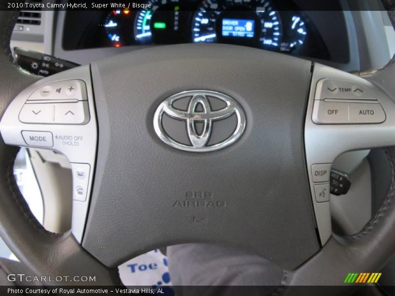 Controls of 2010 Camry Hybrid