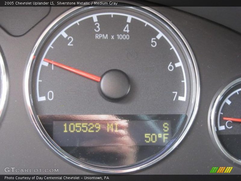 Silverstone Metallic / Medium Gray 2005 Chevrolet Uplander LS