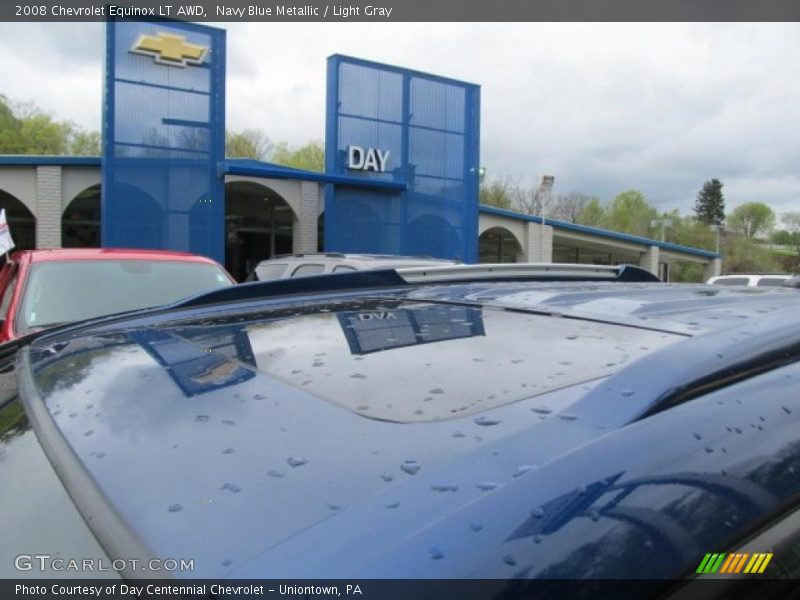 Navy Blue Metallic / Light Gray 2008 Chevrolet Equinox LT AWD