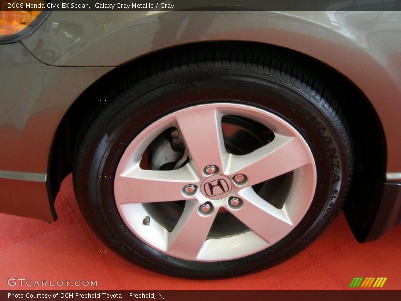 Galaxy Gray Metallic / Gray 2008 Honda Civic EX Sedan