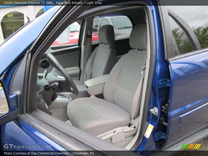 Navy Blue Metallic / Light Gray 2008 Chevrolet Equinox LT AWD