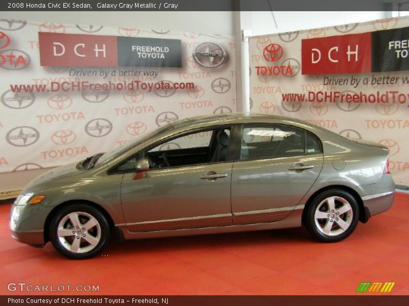 Galaxy Gray Metallic / Gray 2008 Honda Civic EX Sedan