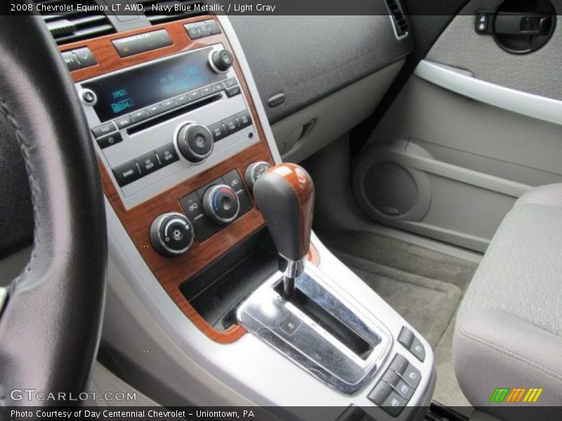 Navy Blue Metallic / Light Gray 2008 Chevrolet Equinox LT AWD