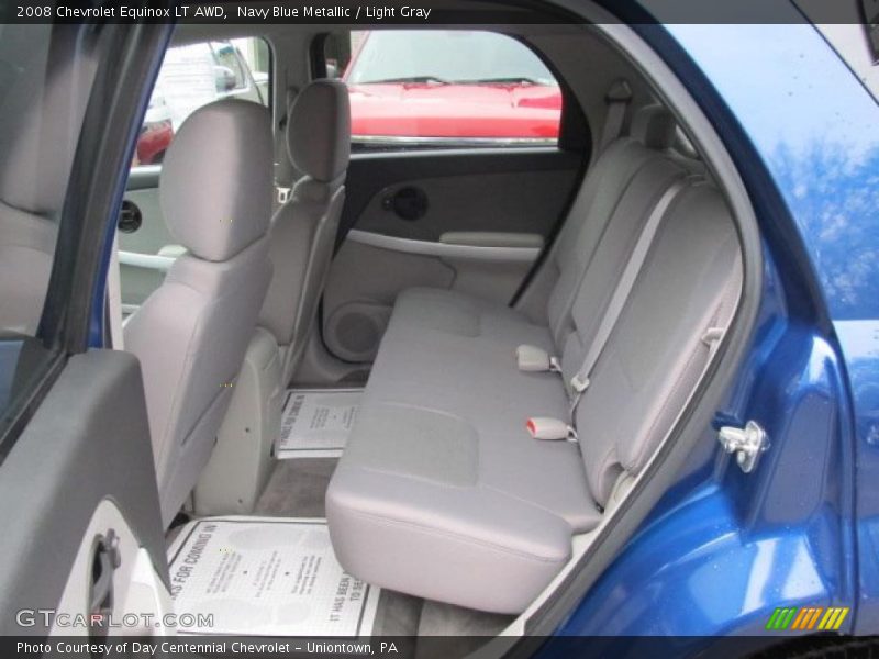 Navy Blue Metallic / Light Gray 2008 Chevrolet Equinox LT AWD