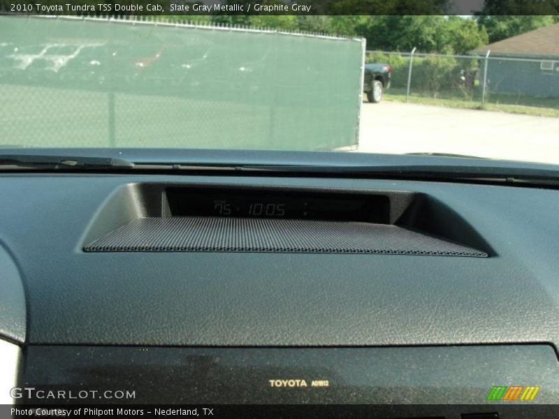Slate Gray Metallic / Graphite Gray 2010 Toyota Tundra TSS Double Cab
