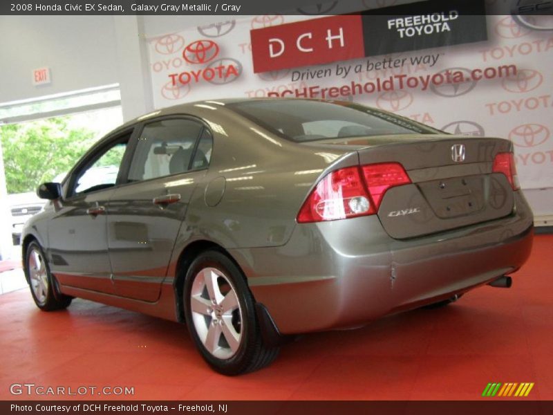Galaxy Gray Metallic / Gray 2008 Honda Civic EX Sedan