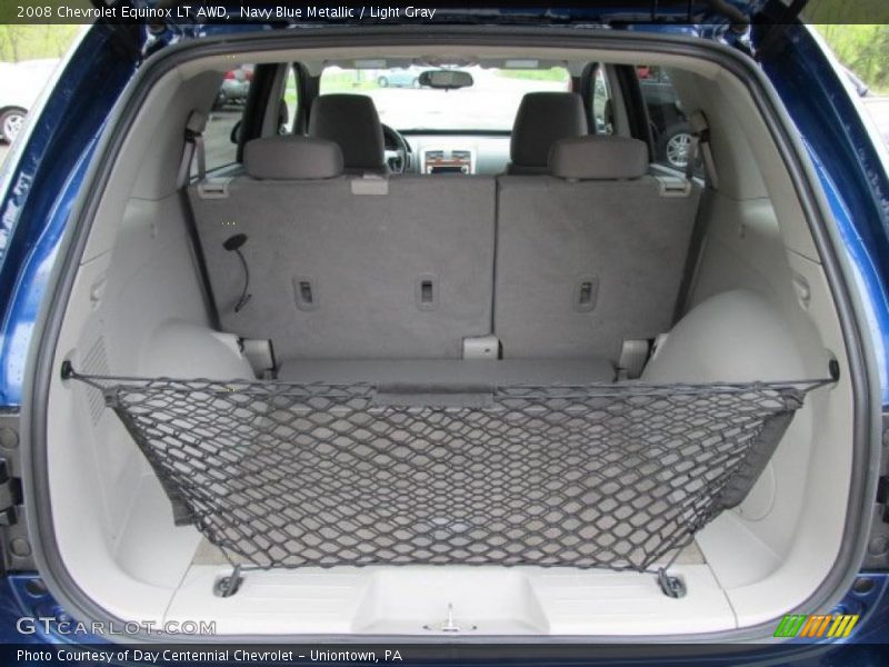 Navy Blue Metallic / Light Gray 2008 Chevrolet Equinox LT AWD