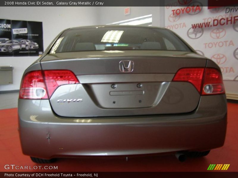 Galaxy Gray Metallic / Gray 2008 Honda Civic EX Sedan